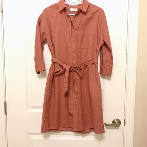 Uniqlo shirt dress